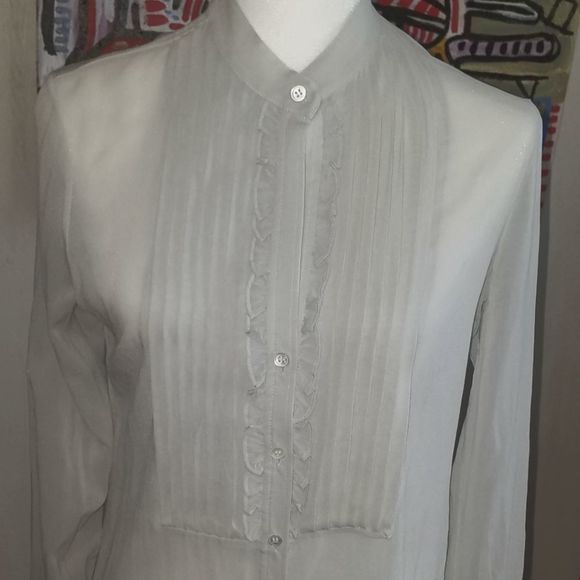 Theory Tops - Theory silk blouse perfect condition medium. Cream